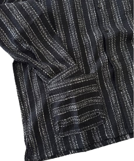 SHINYAKOZUKA / ROOMY SHIRT (ISSUE#9) -BLACK WITH SNOW-
