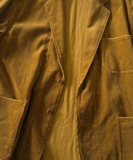YOKO SAKAMOTO / WORK SUIT JACKET corduroy -AMBER-