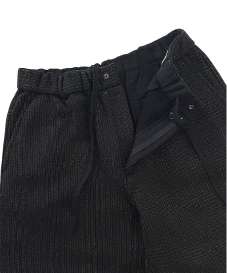 YOKO SAKAMOTO / BC CROPPED TROUSERS beach cloth -BLACK-