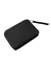 Post Production / MID WALLET vachetta -BLACK-