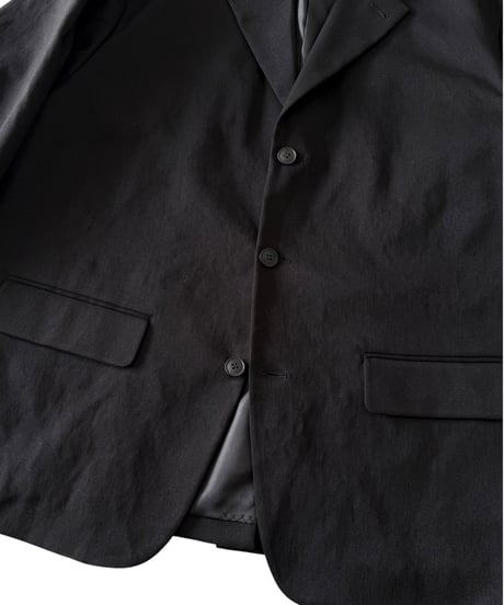 YOKO SAKAMOTO / SUIT JACKET brushed gabardine -BLACK-