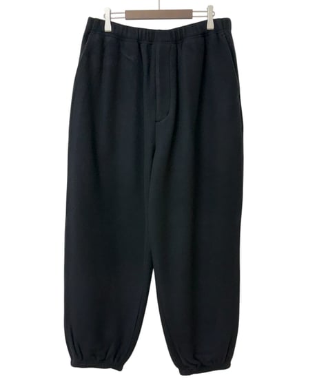 YOKO SAKAMOTO / TRACK PANTS brushed wool fleece -BLACK-