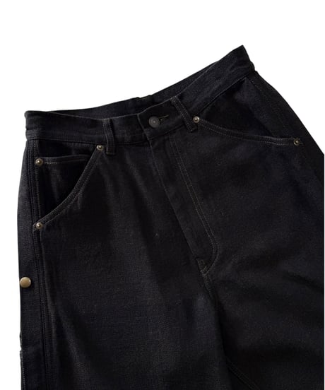 Nomàt / BOILER PANTS cotton wool denim -DARK BROWN-
