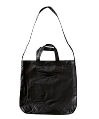 YOKO SAKAMOTO / RESEARCHER BAG LARGE full grain leather -BLACK-