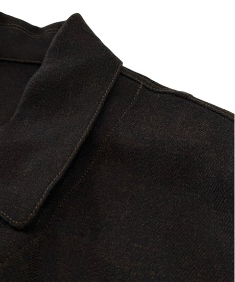 Nomàt / JUMP SUIT c/w denim -DARK BROWN-