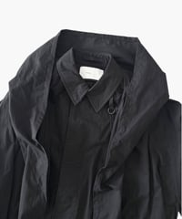 I`m here: / HAOLI TRENCH COAT -BLACK-