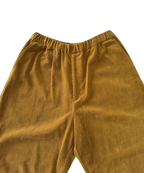 YOKO SAKAMOTO / LIVING PANTS corduroy -AMBER-
