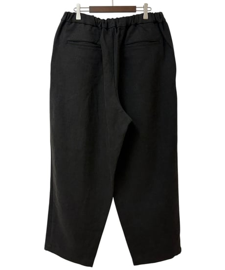 YOKO SAKAMOTO /  WIDE EASY PANTS max high count hemp -BROWN-