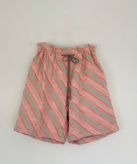 NEON LINE カットJQ ショートパンツ　pink×beige