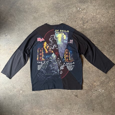 IRON MAIDEN  CRACK L/S  バックプリントあり SIZE L