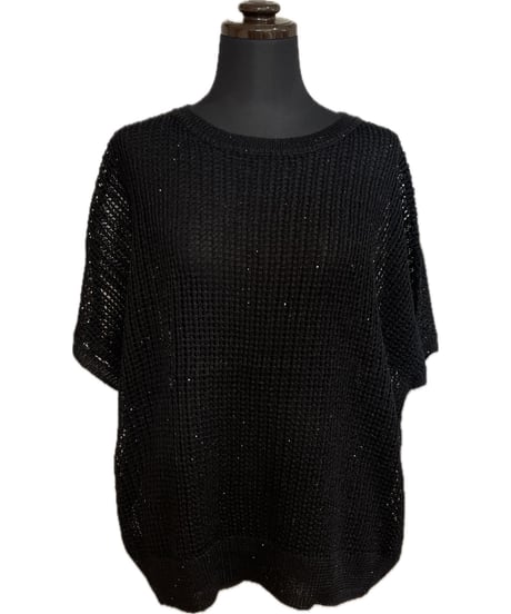 (huitieme nid)キラキラメッシュサマーニット/733979(¥10780)