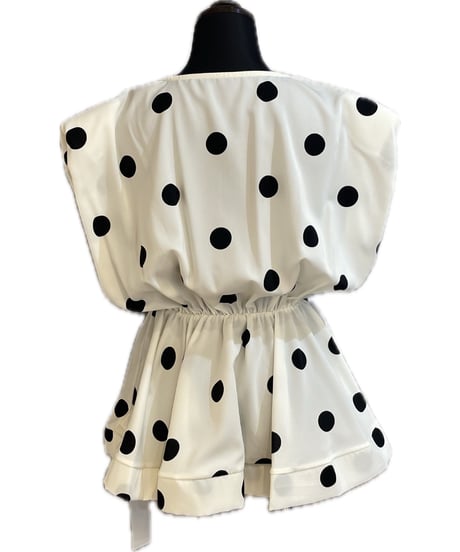 (CICCIO)クラシカルドットカシュクールブラウス/6-12321(¥14080)