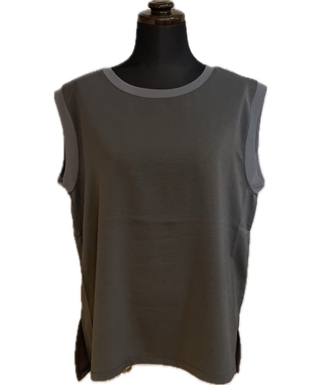 (LHELBIE)シアー切替ノースリブラウス/52394Z-2(¥7480)