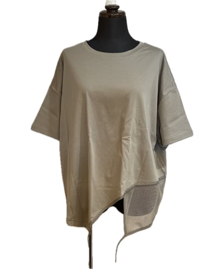 (Dignite collier)メッシュドッキングアシメTシャツ/80268333(¥8690)