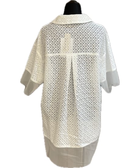 (LHELBIE)スキッパーレースシャツ/52382Z-1(¥15950)