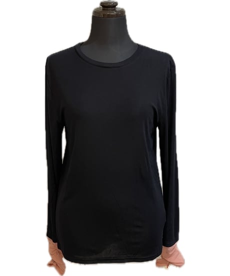 (Dignite collier)シアーカフスロングスリーブT/80267005(¥9790)