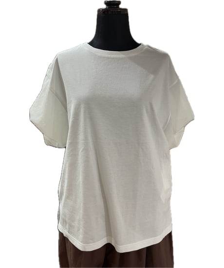 (Dignite collier)袖チュールTシャツ/80268323(¥8690)