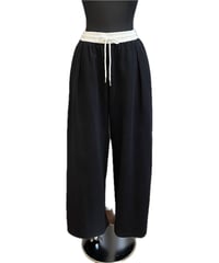 (CIOCIO)バイカラーウエストスウェットワイドパンツ/6-13106