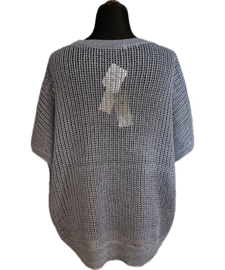 (huitieme nid)キラキラメッシュサマーニット/733979(¥10780)