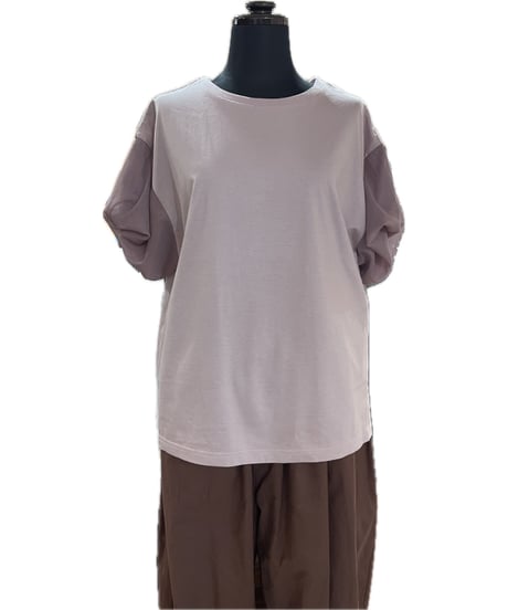 (Dignite collier)袖チュールTシャツ/80268323(¥8690)
