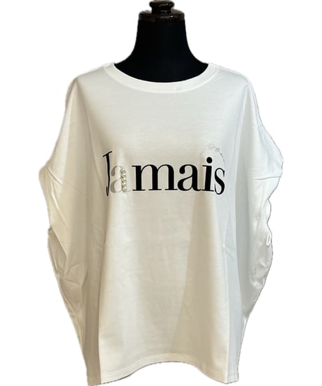 (LHELBIE)パールロゴボックスTシャツ/52335Z-1(¥7480)