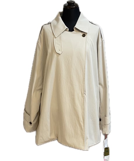 (Dignite collier)ビッグカラーミニマルコート/80267003(¥17600)