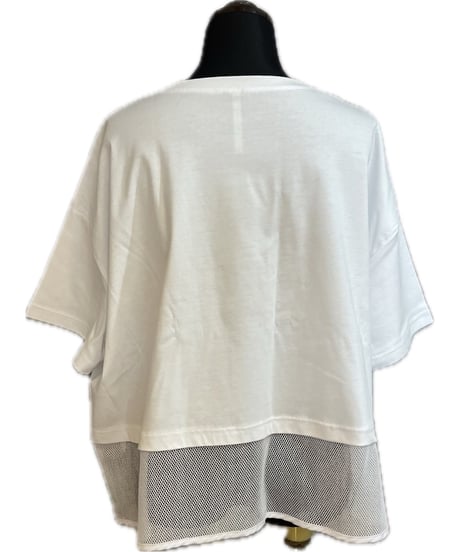 (Dignite collier)メッシュドッキングアシメTシャツ/80268333(¥8690)