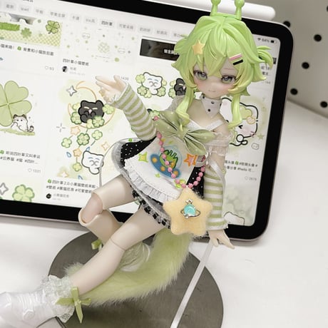 【予約販売｜2026年9月～10月頃 お届け予定】不可食用人形（Inedible Doll）「ニャニャニャ次元」1/8スケール単品ドール「宇宙ネコ／シルバーシェーデッド」フルセット【共通商品ページ】