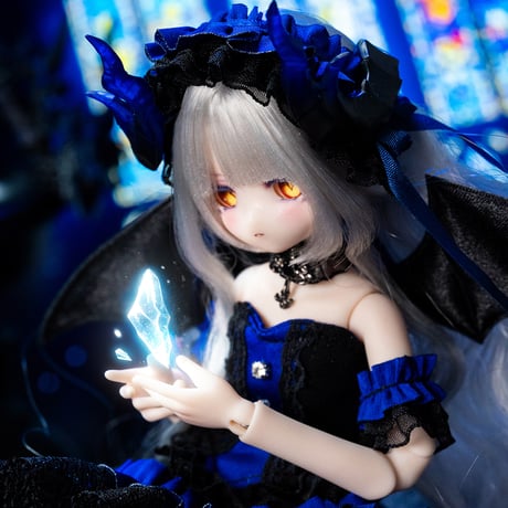 【予約販売：2026年10月～11月頃 お届け予定】光喃の語「時の隙とオルゴール」特1/6スケール植毛・入れ目タイプ単品ドール「深淵の氷焔竜・カヤナ」フルセット