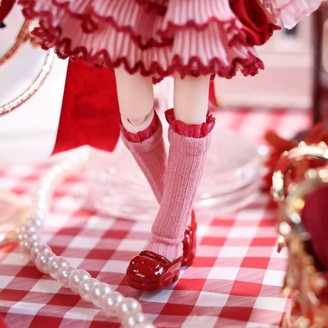 【現品販売】幾何造物 「薔薇の甘き頌歌」1/8スケール 小型ドール向け ドール用の服 4点セット