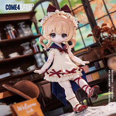 【予約販売｜8月頃 お届け予定】COME4FREE「日常シリーズ：赤雪姫」1/6スケール 中型ドール向け ドール用の服 5点セット