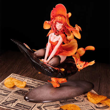 【予約販売：2027年4月～5月 お届け予定】＜送料無料 & 特別価格＞ WeArtDoing  「眠りの魔法：ポテトチップスの魔女 · チリ」【コレクションフィギュア】