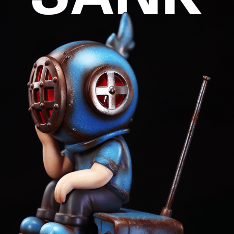 【予約販売：2026年11月～2026年12月頃お届け予定】SANK TOYS「インセンスホルダー『漂流電波』ブルース」【コレクションフィギュア】