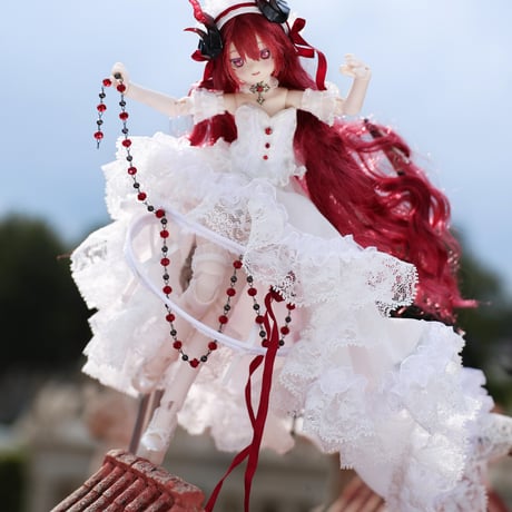 【予約販売：2026年9月頃 お届け予定】光喃の語「時の隙とオルゴール」特1/6スケール植毛・入れ目タイプ単品ドール「終焉の焔竜・ルビナ」フルセット