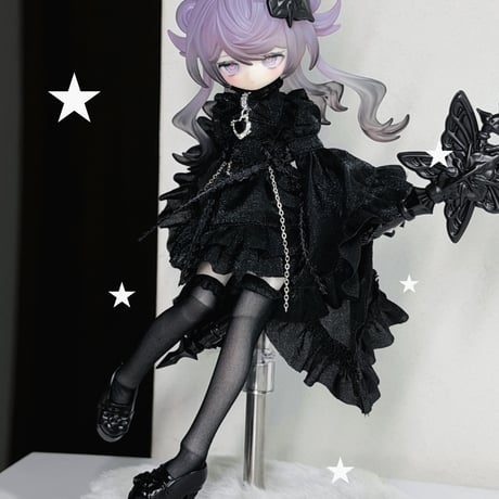 【予約販売｜2026年10月頃 お届け予定】不可食用人形（Inedible Doll）「ルナロア｜月光メルヘン物語2：古城の旧日の残響-玄月-」1/8スケールドール対応衣装セット
