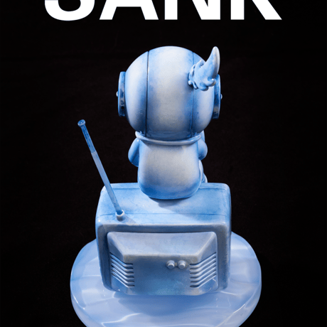 【予約販売：2026年11月～2026年12月頃お届け予定】SANK TOYS「インセンスホルダー『漂流電波』チャイナブルー」【コレクションフィギュア】