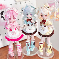 【予約販売：2026年9月頃 お届け予定】<初回予約特別価格>Oi studio 「スイーツ見習い」小型ドール向け ドール用の服 6点セット【全3種類・選び可能】
