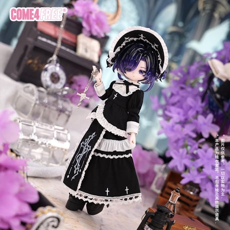 【予約販売｜8月後半 お届け予定】COME4FREE「おとぎ話：滅びの賛歌」1/8スケール 小型ドール向け ドール用の服 5点セット