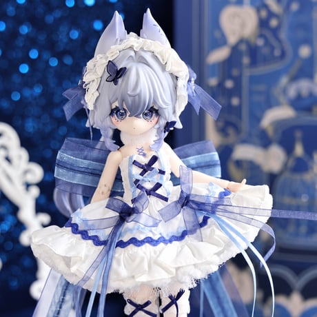 【予約販売：2026年10月～11月頃 お届け予定】＜初回予約特典付け＞Meki「造物の心：終末の祝福」1/8スケールBJD特別限定単品ドール「Moon | 幻月」フルセット