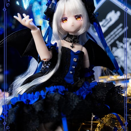 【予約販売：2026年10月～11月頃 お届け予定】光喃の語「時の隙とオルゴール」特1/6スケール植毛・入れ目タイプ単品ドール「深淵の氷焔竜・カヤナ」フルセット