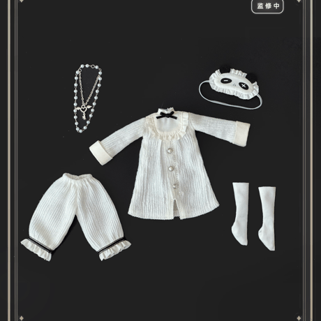 【現品販売】謎塔猫匣(ミータマオシア)「謎塔｜おやすみパーティー」ドール用の服