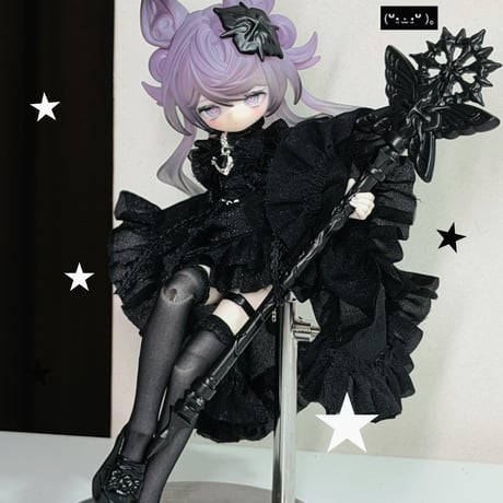 【予約販売｜2026年10月頃 お届け予定】不可食用人形（Inedible Doll）「ルナロア｜月光メルヘン物語2：古城の旧日の残響-玄月-」1/8スケールドール対応衣装セット