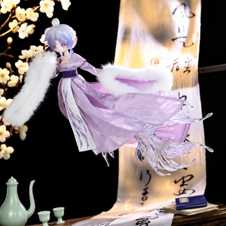 【予約販売｜11月頃 お届け予定】PENNY'S BOX オリジナル 1/6スケール BJD球体関節可動ドールボディ 「B12女性人魚素体」単品単品【白肌・新造形クリアテール／小胸・大胸選択可】