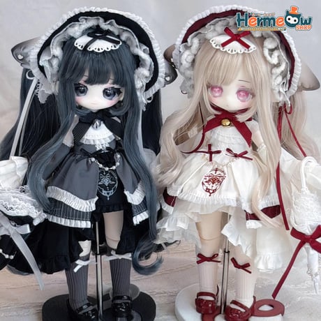 【予約販売｜2026年10月頃 お届け予定】Meki「モフモフおやすみ Fluffy Goodnight」1/4ヘッド・1/6ボディ BJD単品ドール「シンロン／ウーロン」フルセット【共通ページ】