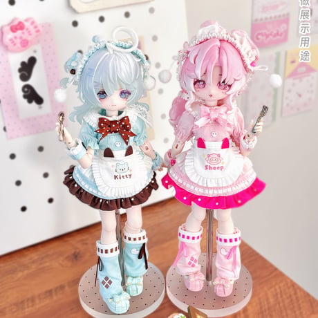 【予約販売：2026年9月頃 お届け予定】<初回予約特別価格>Oi studio 「スイーツ見習い」小型ドール向け ドール用の服 6点セット【全3種類・選び可能】