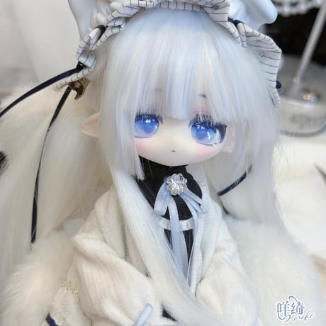 【予約販売｜8月～9月頃 お届け予定】<公式初回予約特典付>Meki「モクモクおやすみ Fluffy Goodnight」1/4ヘッド・1/6ボディ BJDブラインドドールシリーズ