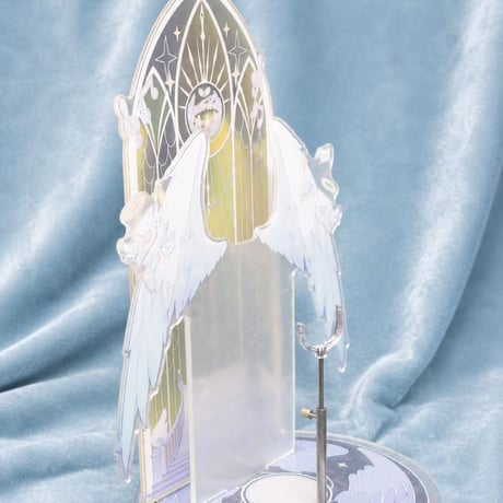 【現品販売】TENCYスタジオ「光と影：光翼学院」白翼ディスプレイスタンド