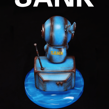 【予約販売：2026年11月～2026年12月頃お届け予定】SANK TOYS「インセンスホルダー『漂流電波』ブルース」【コレクションフィギュア】