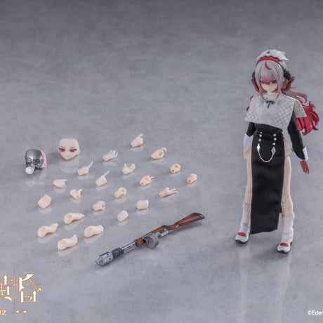 【予約販売｜12月～1月頃 お届け予定】NEO EDEN TOYS x Eden Industry「黒鉄レクイエム2：楽園の黄昏」MJDブランドドール 布製衣装アクションフィギュア シリーズ