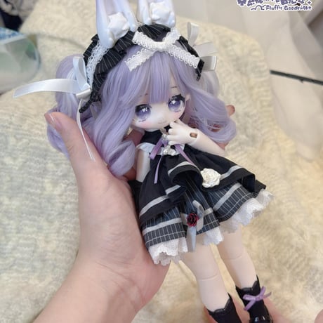 【予約販売｜8月～9月頃 お届け予定】<公式初回予約特典付>Meki「モクモクおやすみ Fluffy Goodnight」1/4ヘッド・1/6ボディ BJDブラインドドールシリーズ